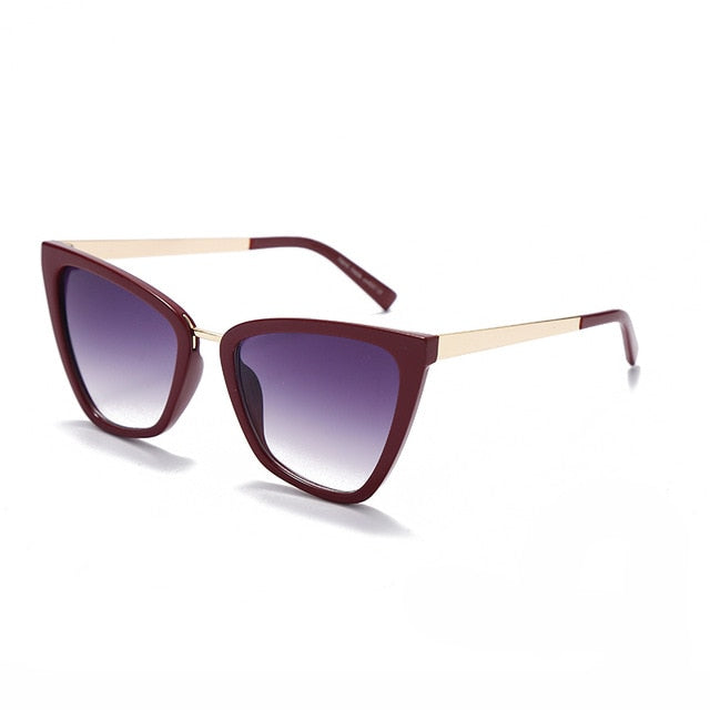 Oversized Luxury Vintage Cateye Sunglasses For Women