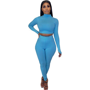 Women's Two Piece Casual Jogger/Track Sports Set Long Sleeve