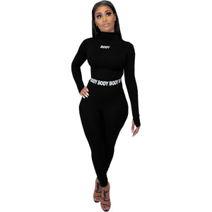 Women's Two Piece Casual Jogger/Track Sports Set Long Sleeve