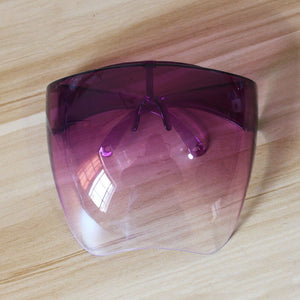 Stylish Protective Faceshield and Anti-Spray Glasses/Safety Goggles For Women Men and Children