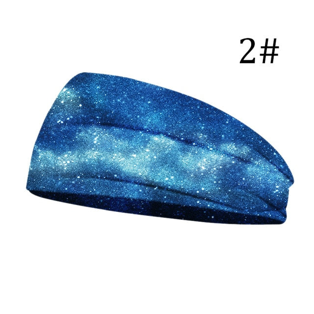 Wide Cotton Elastic Stretch Headbands