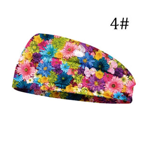 Wide Cotton Elastic Stretch Headbands