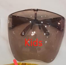 Stylish Protective Faceshield and Anti-Spray Glasses/Safety Goggles For Women Men and Children