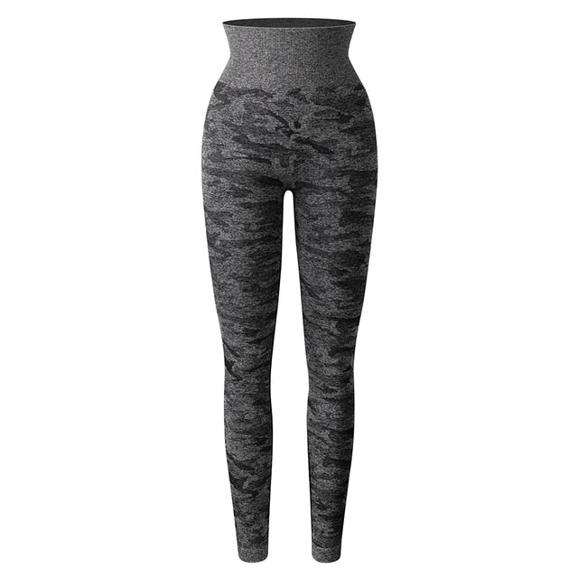 Yoga Pants for Women Workout High Waisted Gym Sport Camo Seamless Leggings