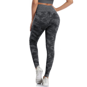 Yoga Pants for Women Workout High Waisted Gym Sport Camo Seamless Leggings