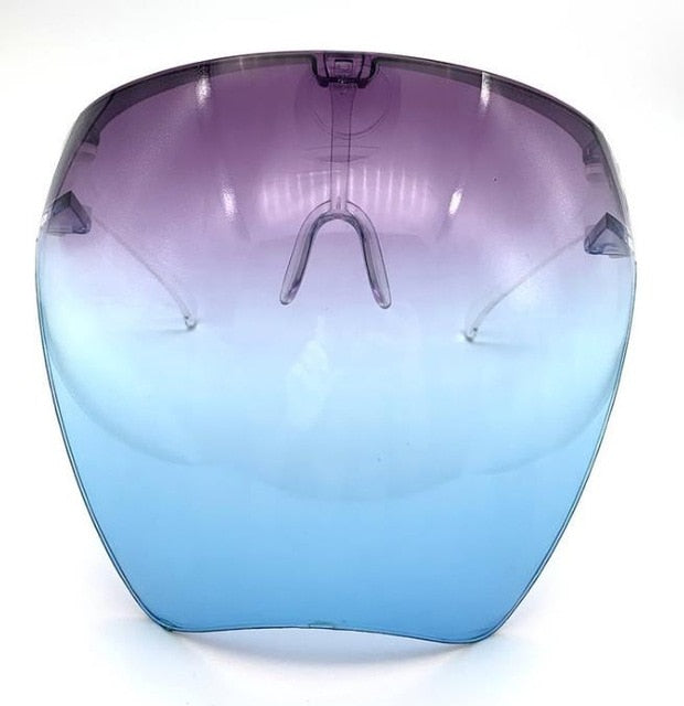 Stylish Protective Faceshield and Anti-Spray Glasses/Safety Goggles For Women Men and Children